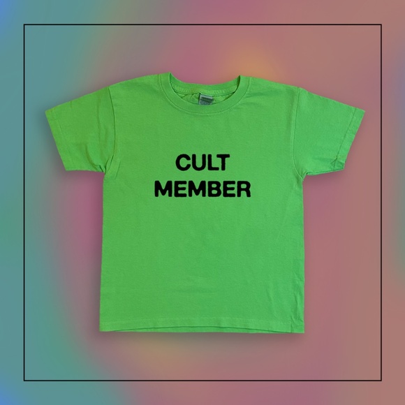 CULT MEMBER T Shirt, Y2K Aesthetic, Funny Shirt - Picture 4 of 9
